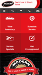 Mobile Screenshot of modernautosales.com